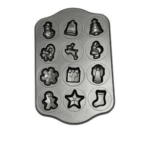 Christmas Assorted Images Non-Stick Candy Mold Pan 17x11